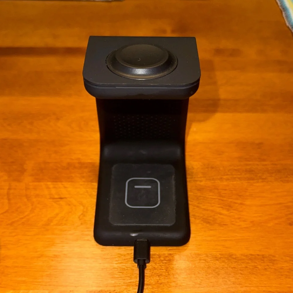 Intoval Black 3 in 1 Wireless Charging Station